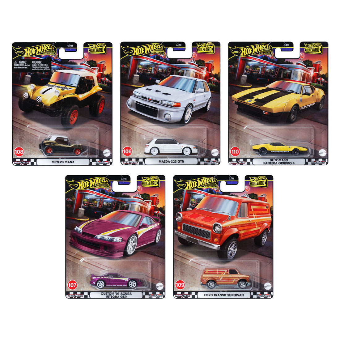 Voiture de boulevard Hot Wheels - 1:64