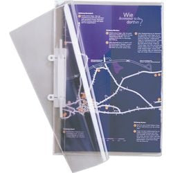 Attaches rapides durables a4 transparent