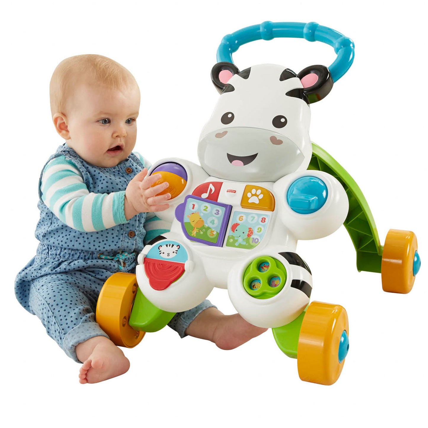 Fisher Price Walk avec moi Zebra + Lumière et Sound