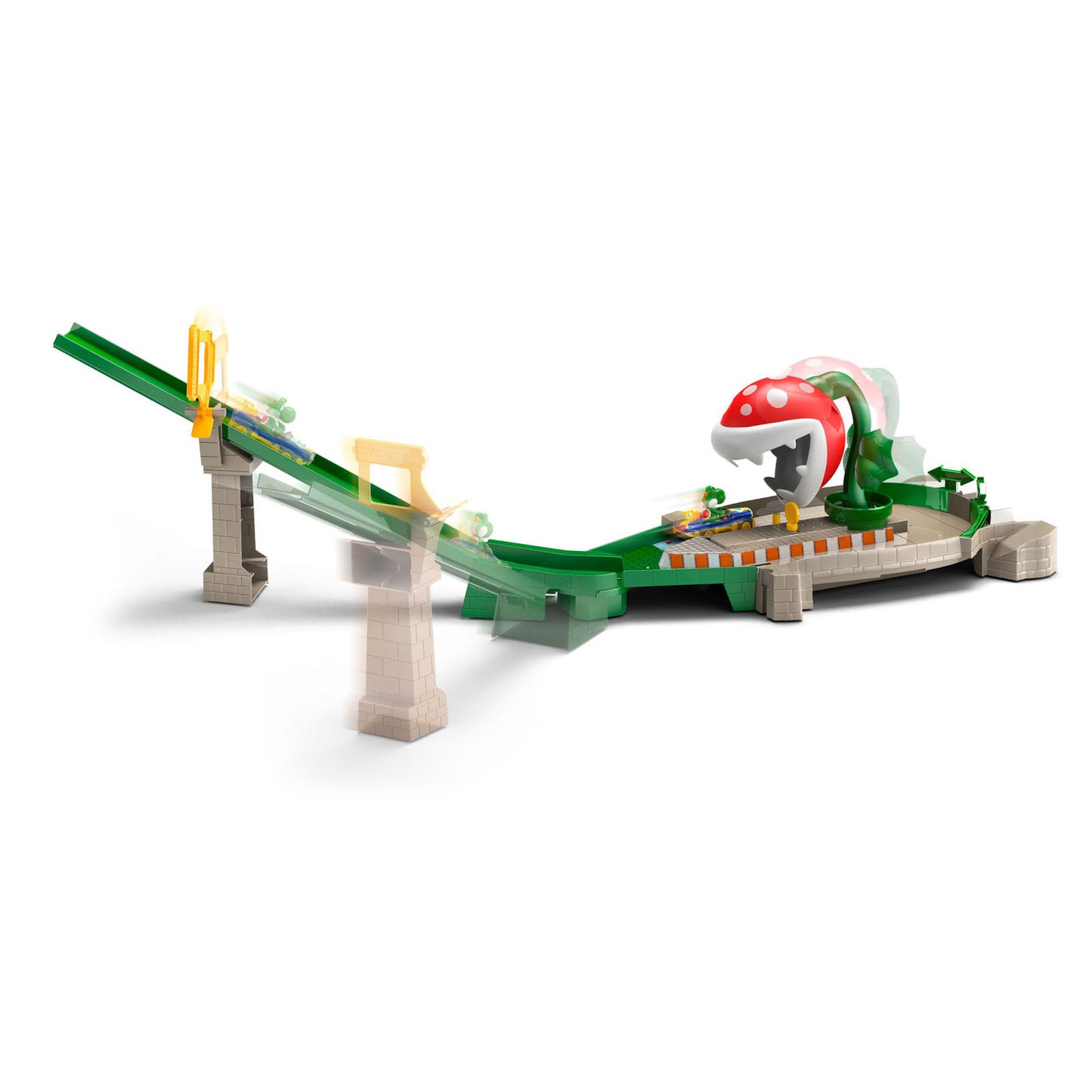 Roues chaudes de la plante Mario Kart Piranha Racebaan