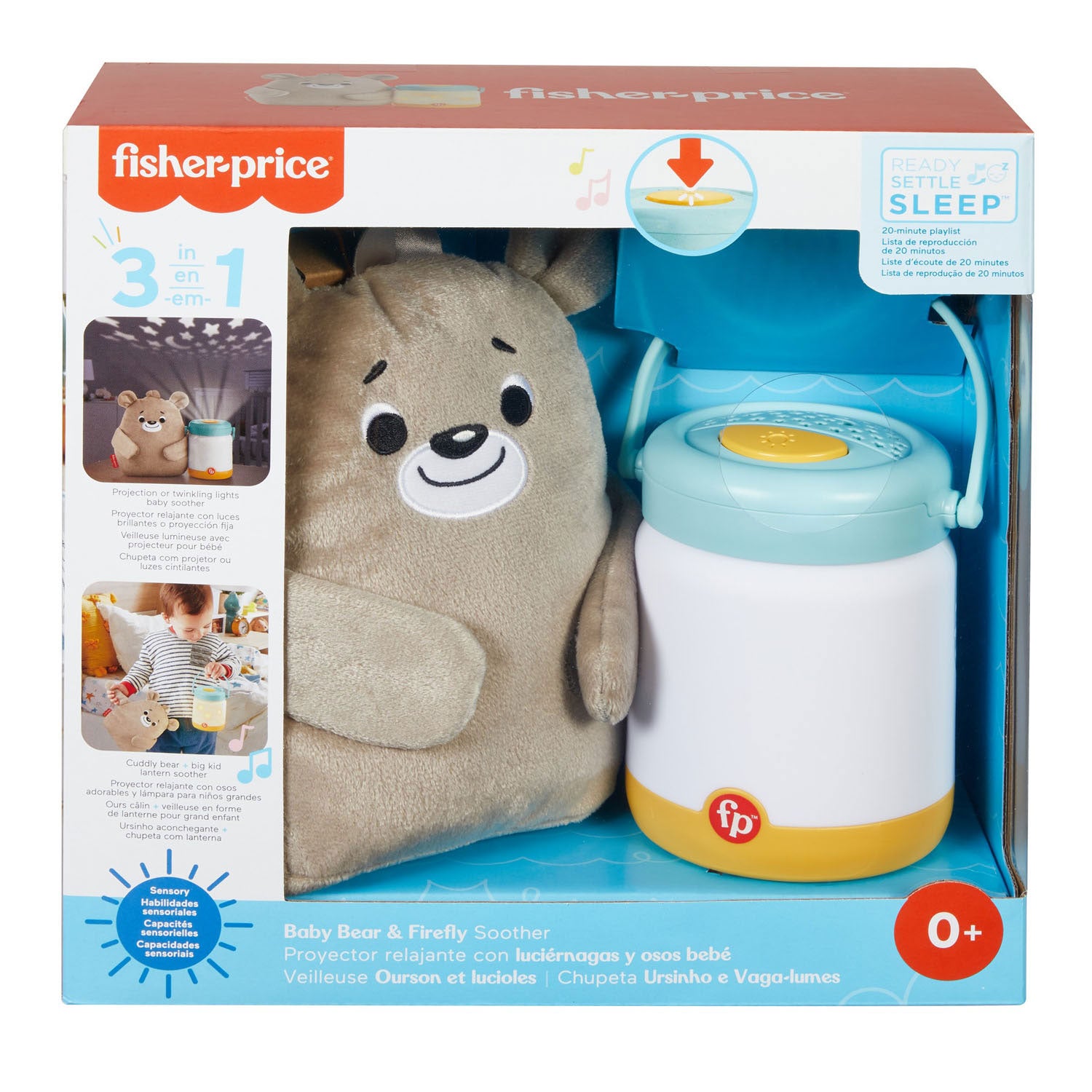Fisher Price Night Light avec de la musique Baby Bear Fireflies