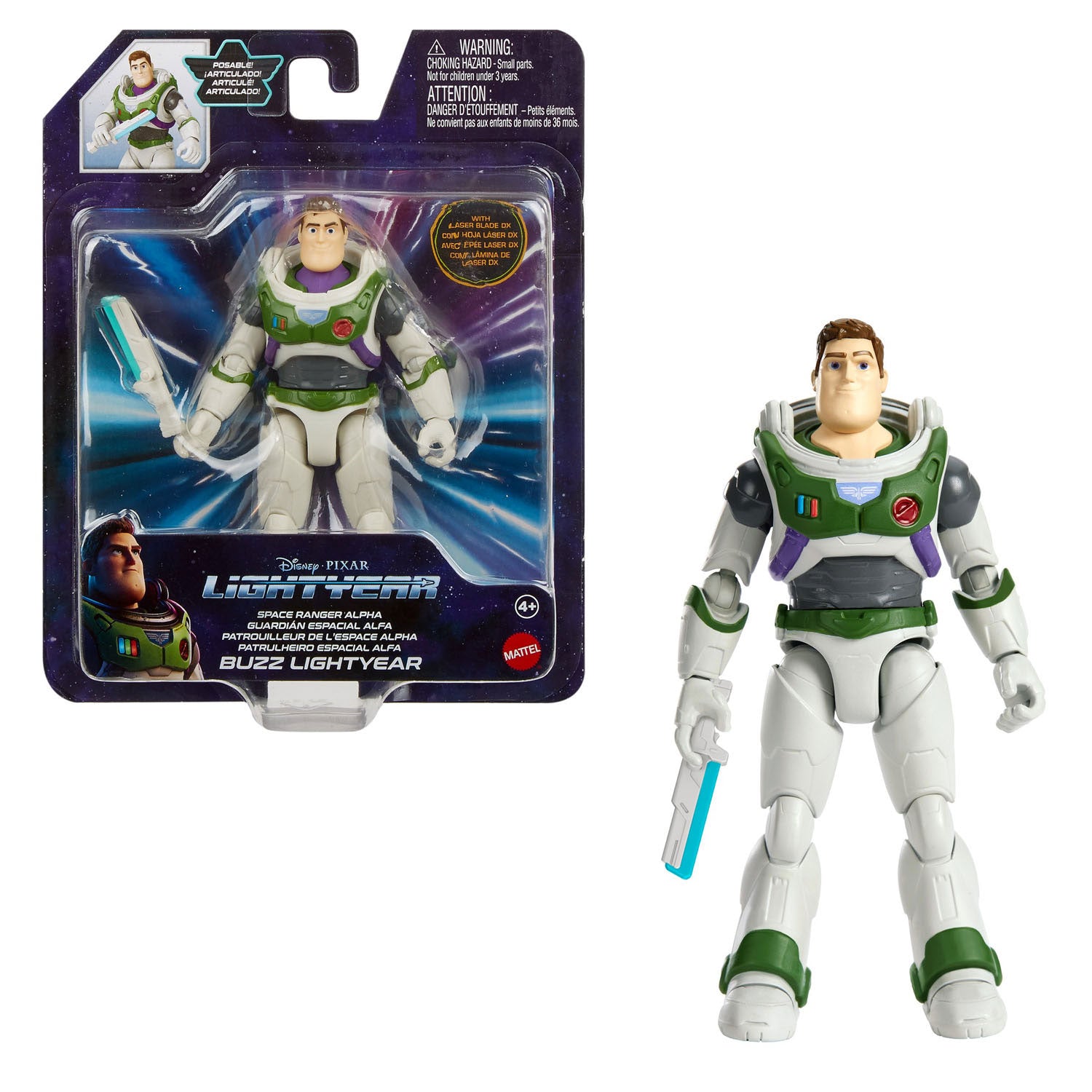 Mattel Pixar Buzz Lightyear Alpha Suit Play figure