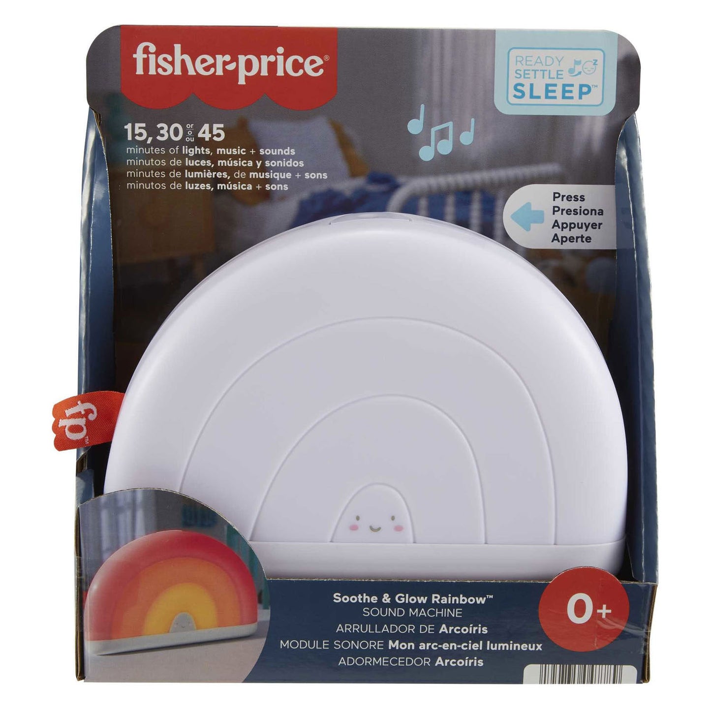 Dispositif sonore arc-en-ciel apaisant des prix Fisher et radiant