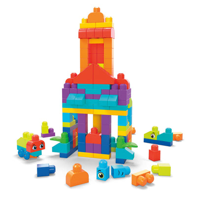 MEGA BLOKS BLOCKS BLACS CONSTRUCTIONS SAGS, 150DLG.