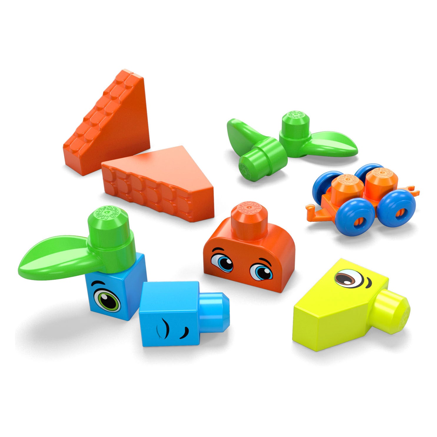 MEGA BLOKS BLOCKS BLACS CONSTRUCTIONS SAGS, 150DLG.