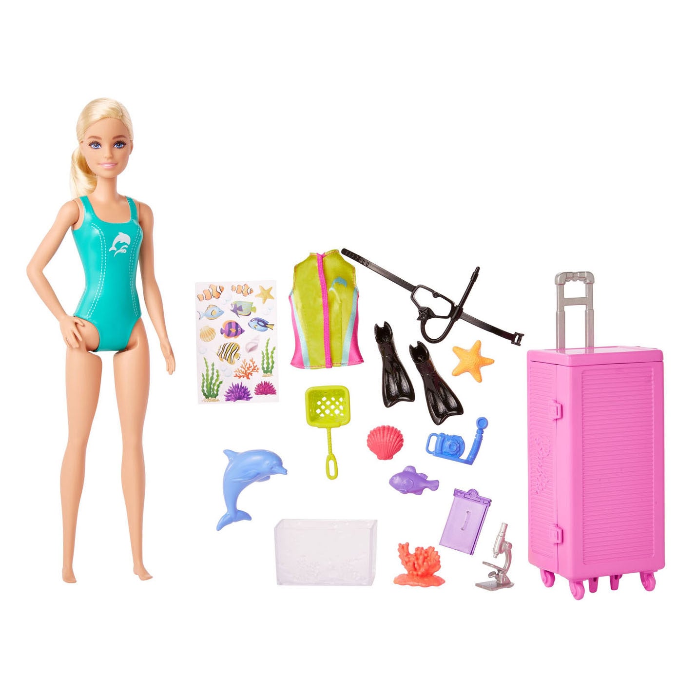 Ensemble de jeux biologiste de Mattel Marine