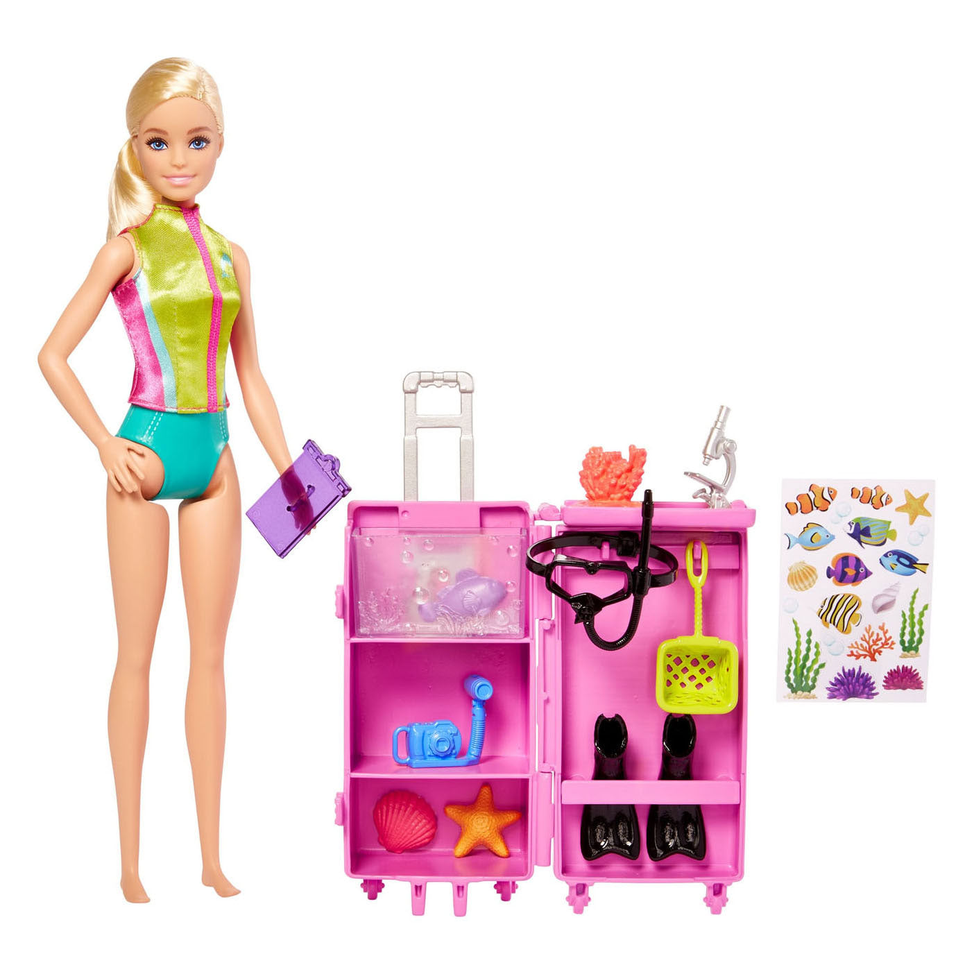 Ensemble de jeux biologiste de Mattel Marine