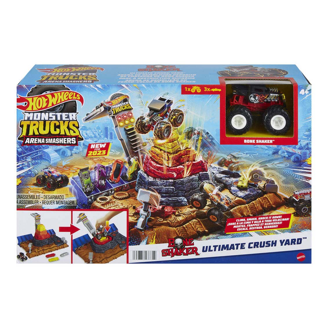 Hot Wheels Arena Smashers Matin Event Bone Shaker's Ultimate Crush Yard