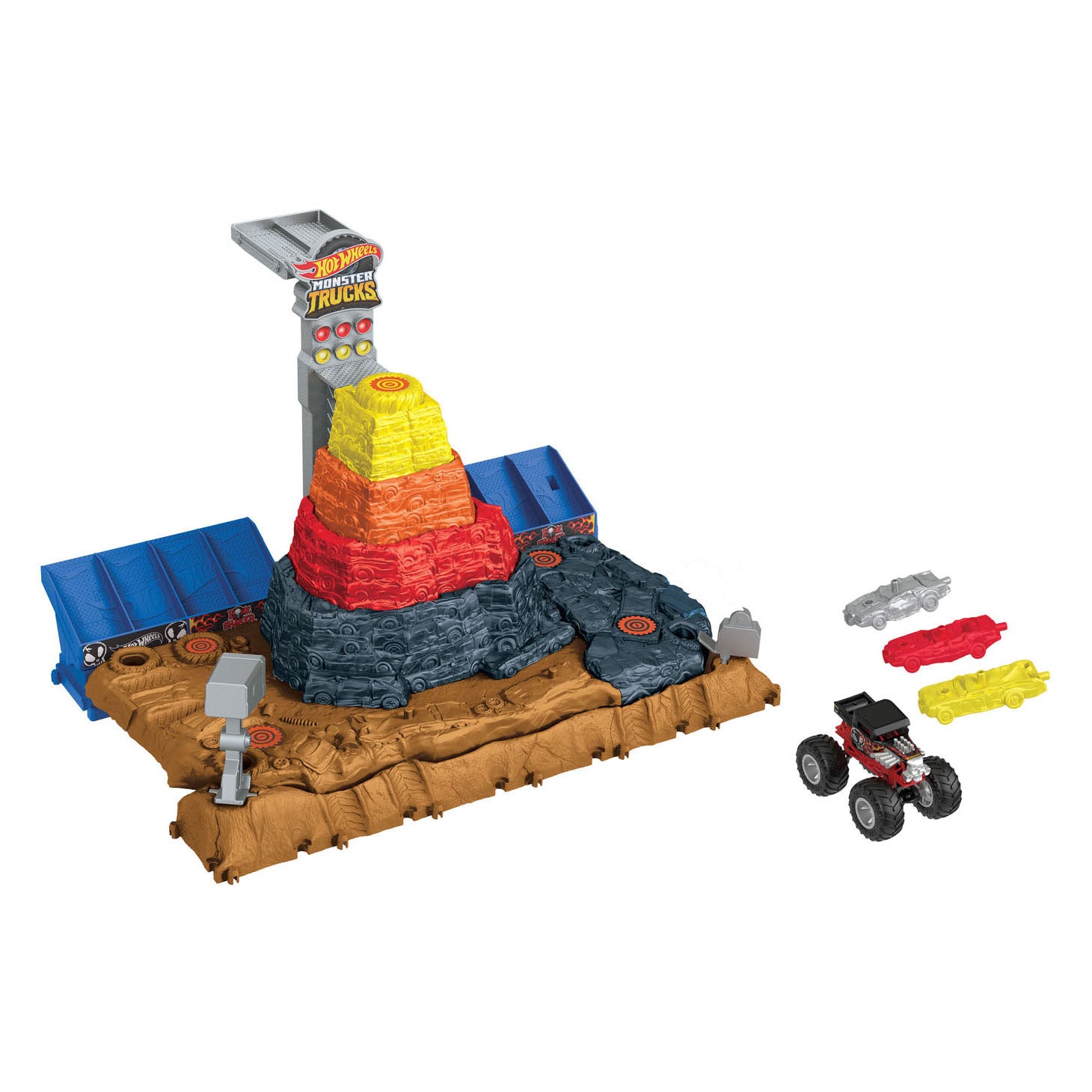 Hot Wheels Arena Smashers Matin Event Bone Shaker's Ultimate Crush Yard