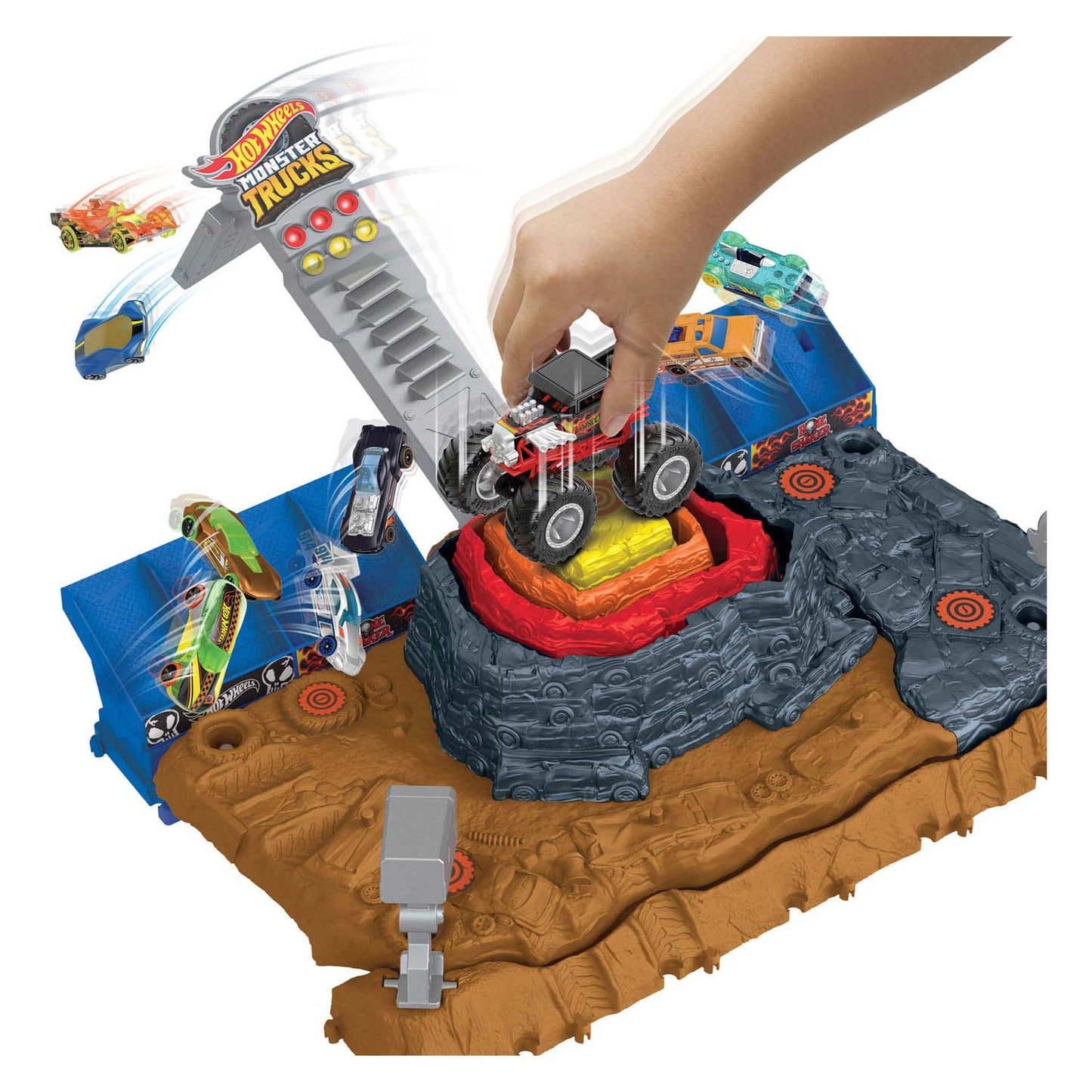 Hot Wheels Arena Smashers Matin Event Bone Shaker's Ultimate Crush Yard