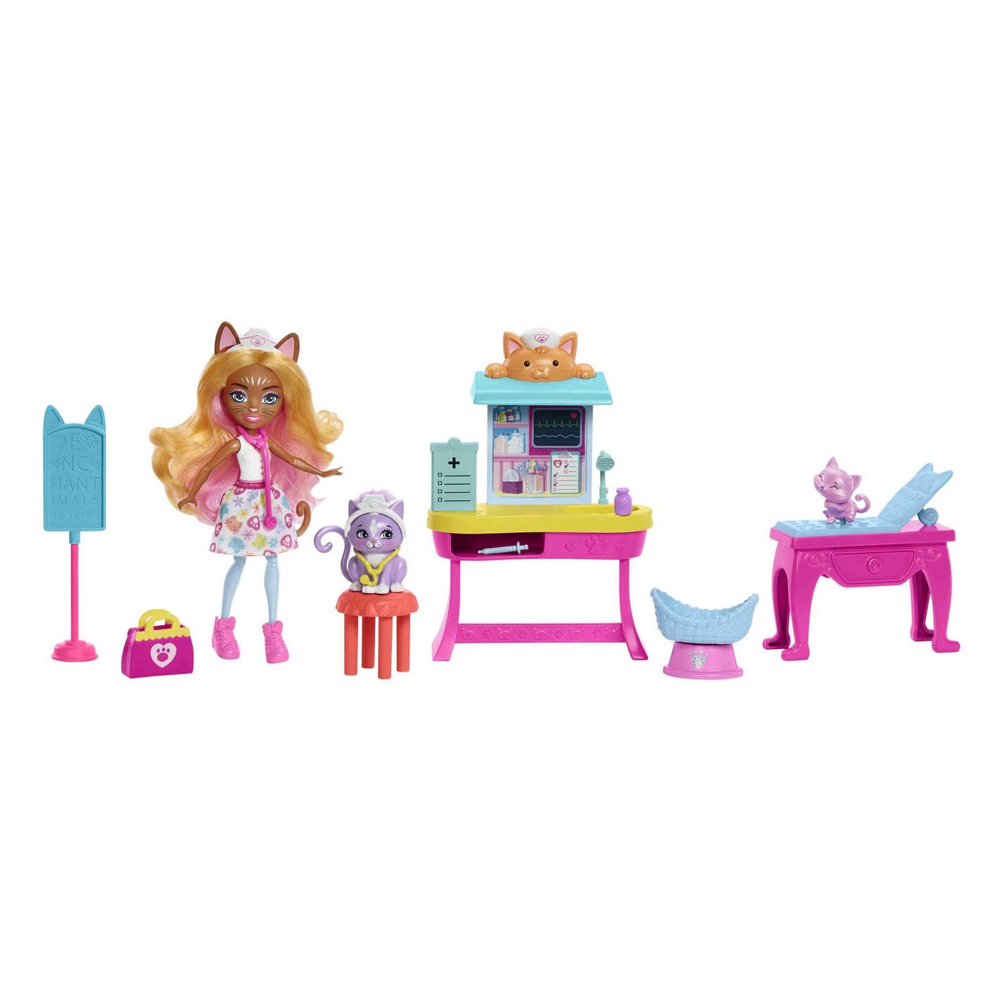 Mattel Enchantimals City Tails Doctor's Doctor Speeltet