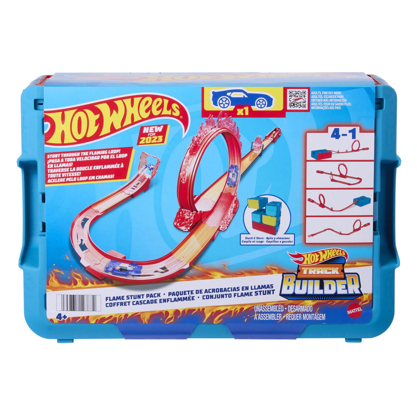 Hot Wheels Track Builder Flame Sachas