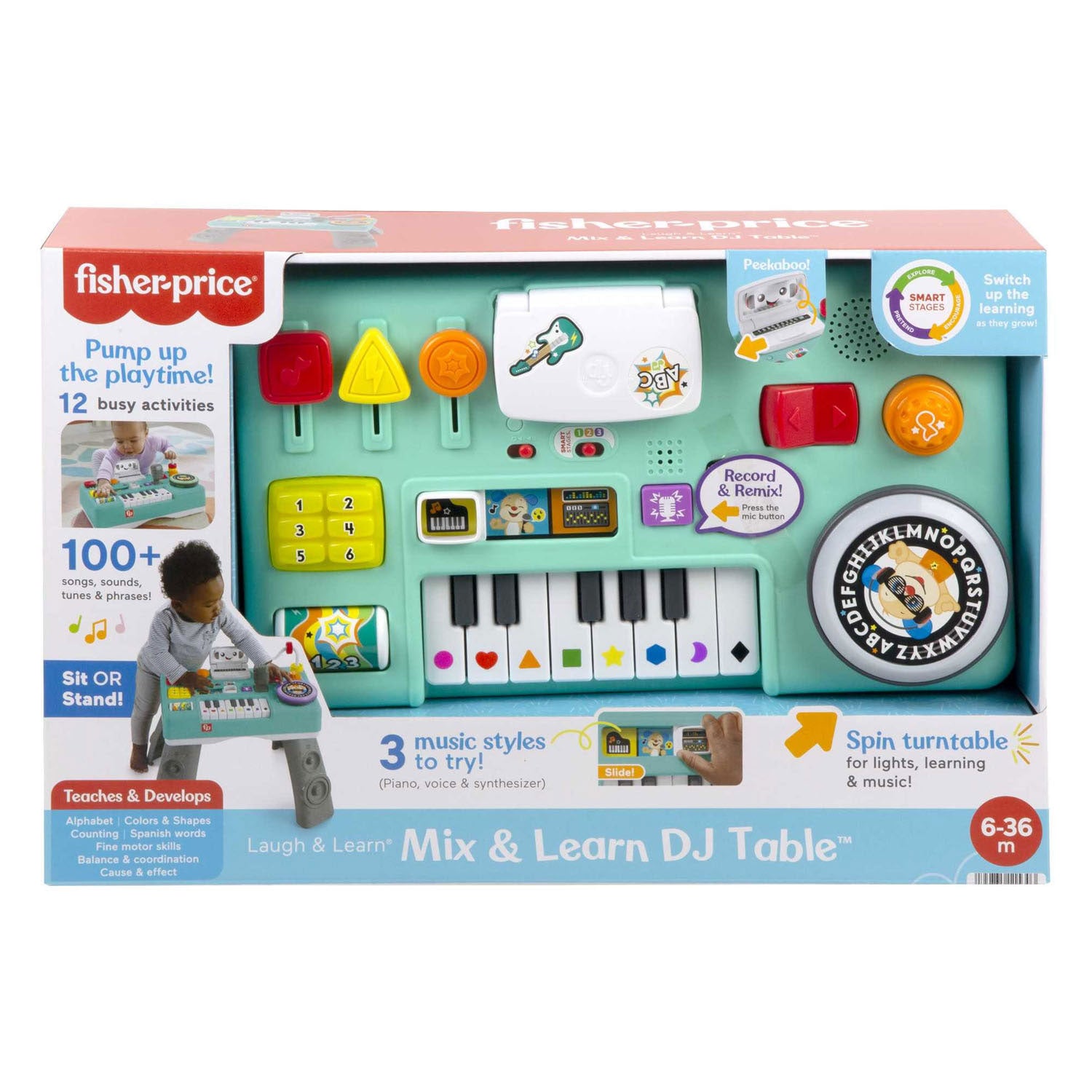 Fisher Price Learning Pleasure Mix et Table DJ en cuir