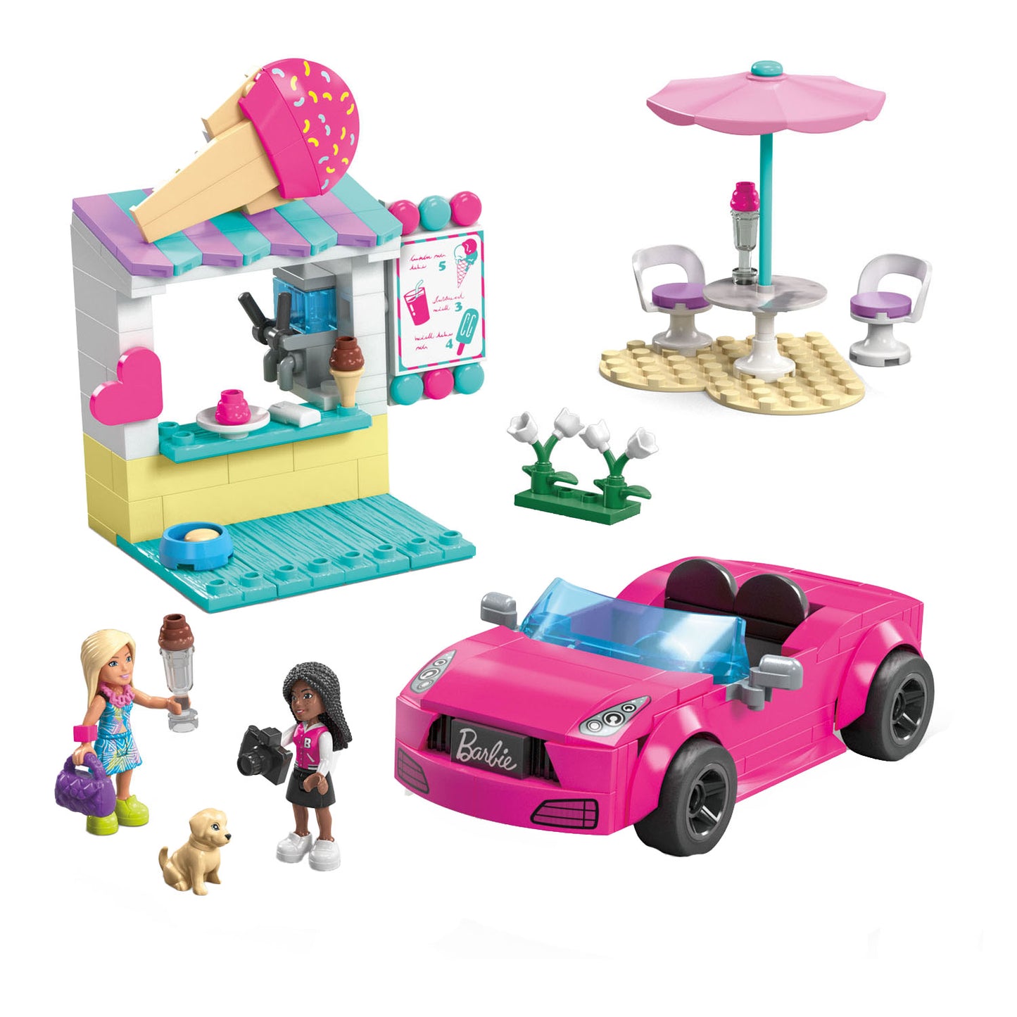 Mattel Mega Ice Cream Stand Construction Set, 226dlg.