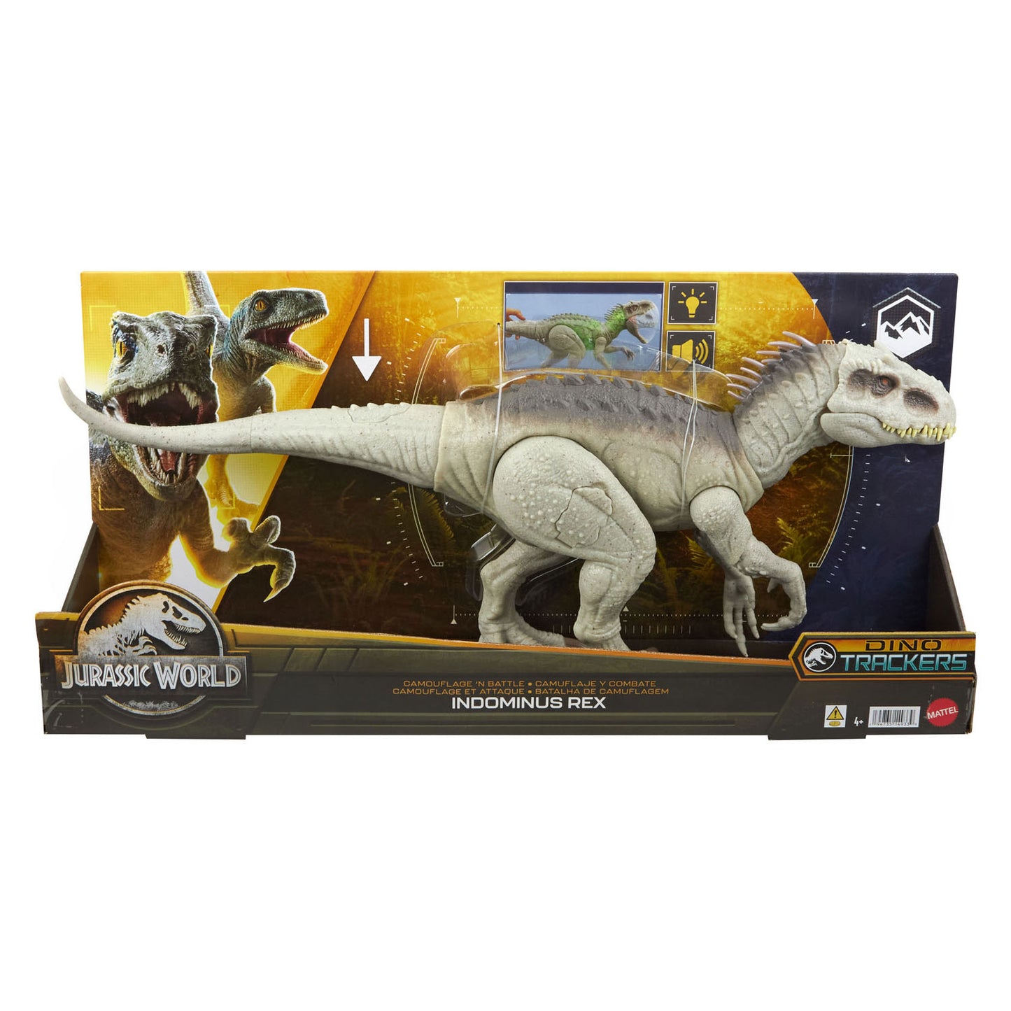 Mattel Jurassic World Camouflage et combats Indominus Rex Speel Figure