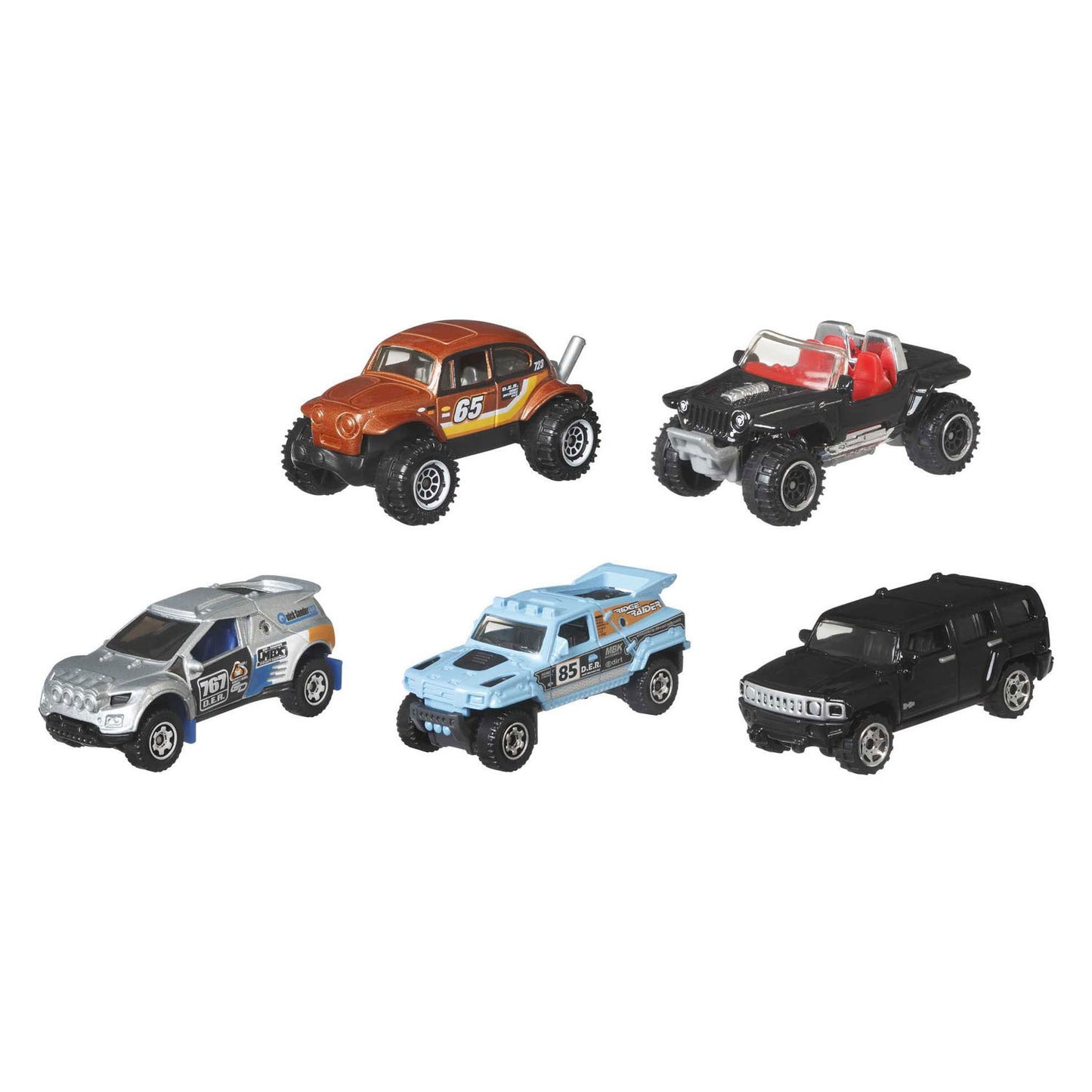 Mattel Matchbox Basics Cars, 5e.