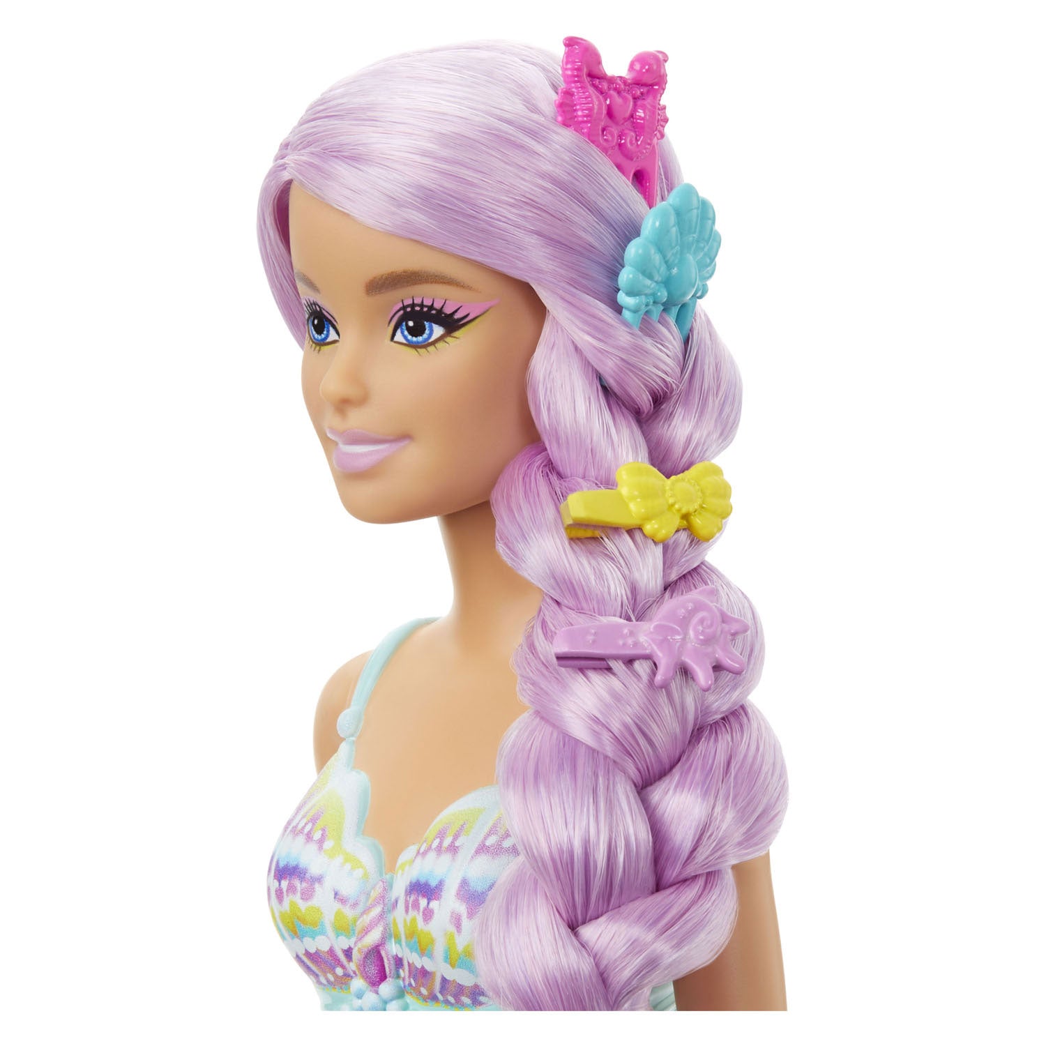 Mattel sirène pop avec des cheveux fantastiques de 18 cm