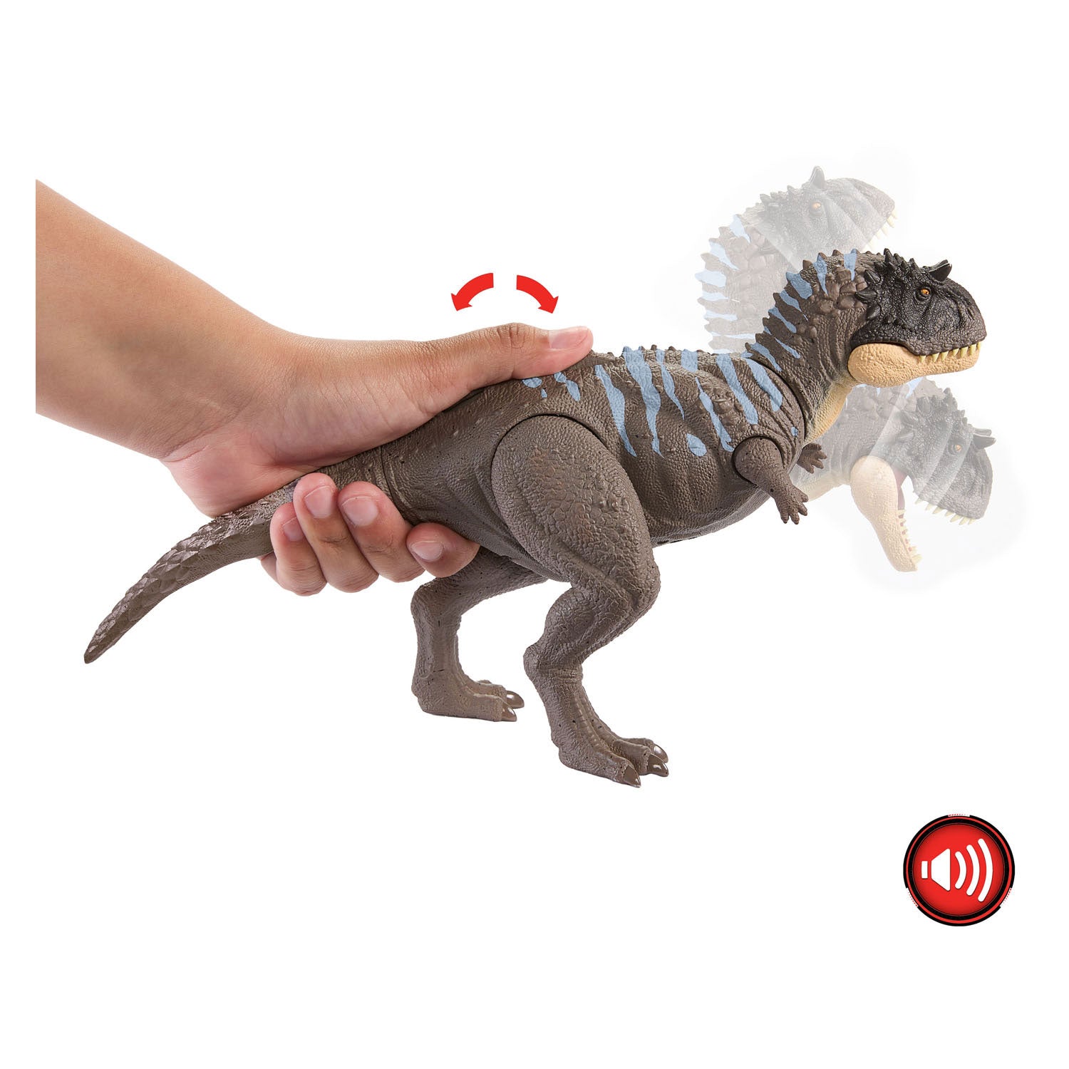 Mattel Jurassic World Wild Roar Ekrixinatosaurus Playing Figure