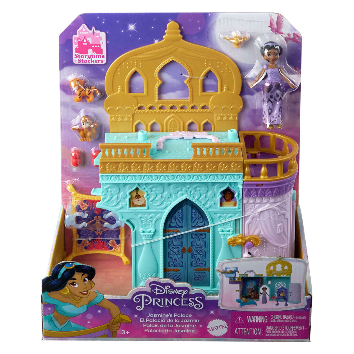 Mattel Princess Staple Stackers Jasmins Palace Play Play Set