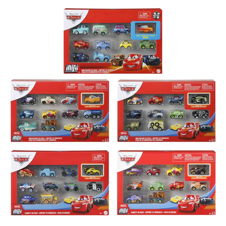 Disney Pixar Mini Racers Véhicules, 10e.
