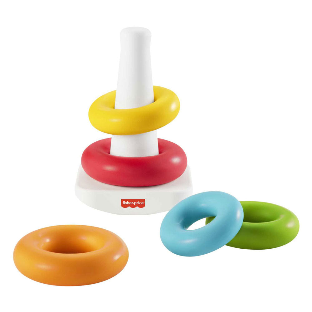 Pyramide de bague de couleur Fisher-Price (écologique)