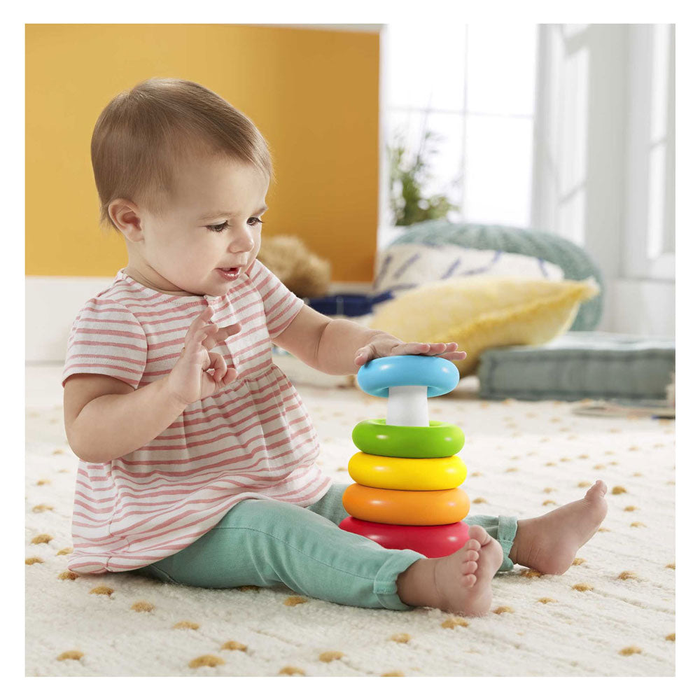 Pyramide de bague de couleur Fisher-Price (écologique)