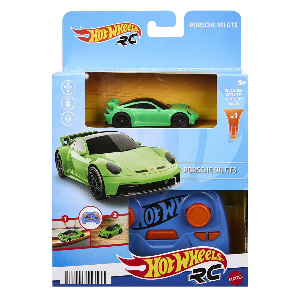 Hot Wheels RC 1:64 Porsche 911 VOITURE GARDIALE