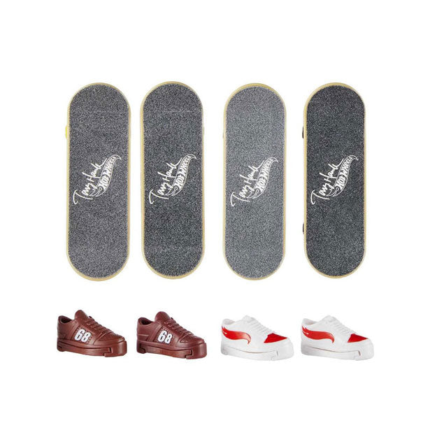 Multipack de skateboard à doigts Hot Wheels, 6 pièces.