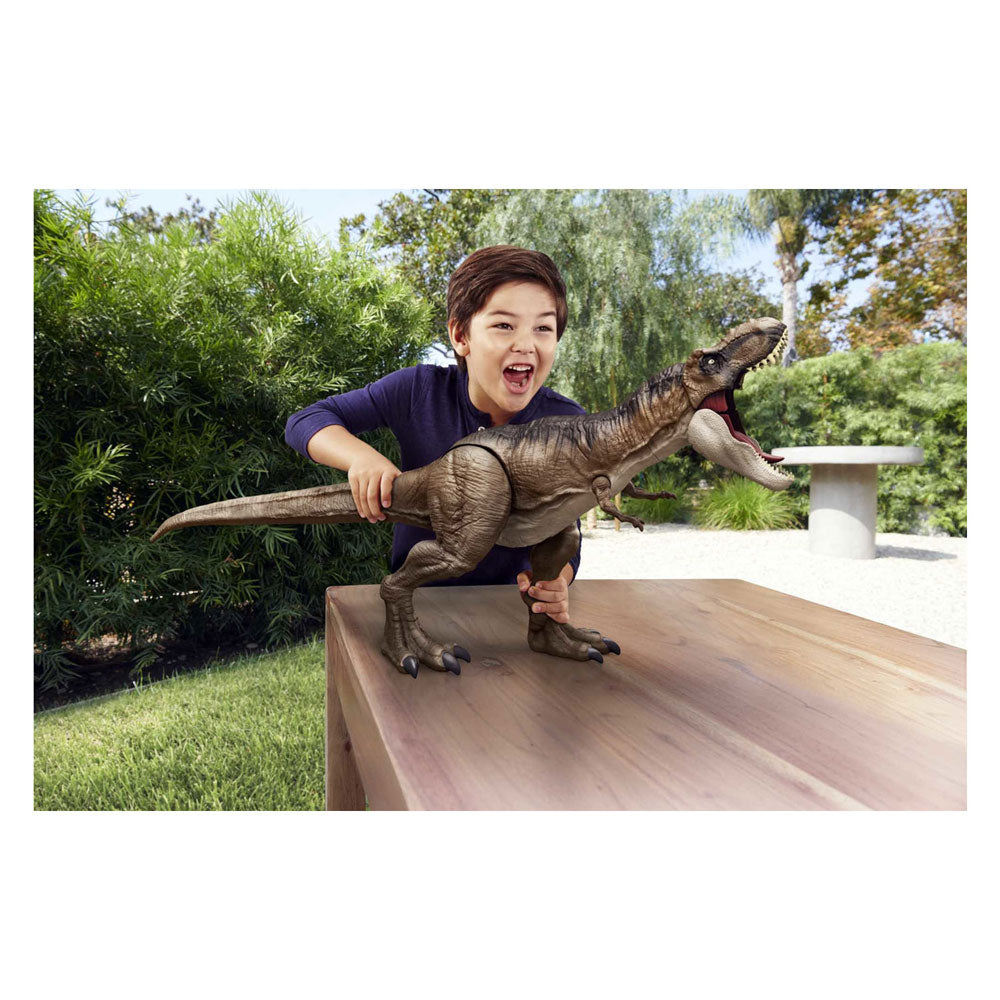 Mattel Jurassic World Dominion Super Colossal T-Rex Dinosaurus Playing Figure