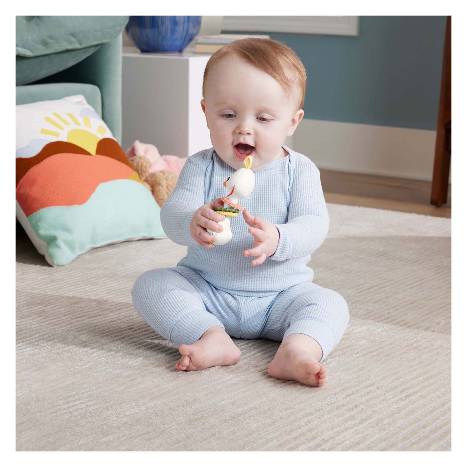 Fisher price morsure hochet canard
