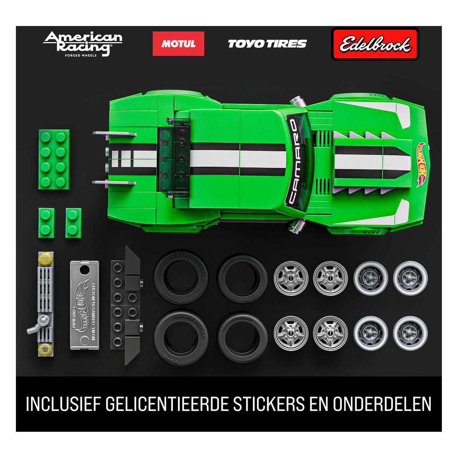 Mattel Brick Shop Hot Wheels Speed Series - Custom '68 Camaro - Jouets de construction - 289 pièces