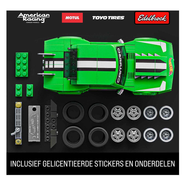 Mattel Brick Shop Hot Wheels Speed Series - Custom '68 Camaro - Jouets de construction - 289 pièces