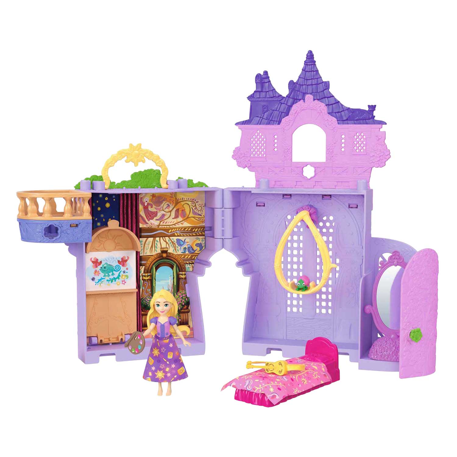 Château empilable Mattel Disney Princesse Raiponce
