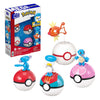 Ensemble de construction Pokémon Mega Bloks Mega Construct - Magikarp, Shellder et Quaxly