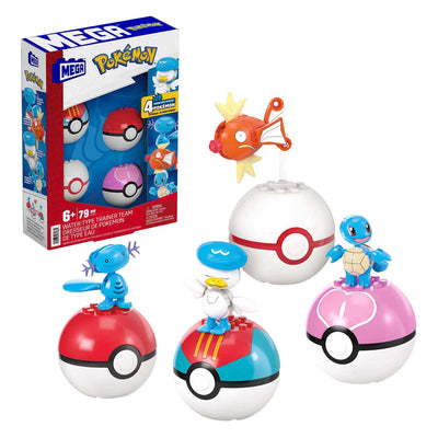 Ensemble de construction Pokémon Mega Bloks Mega Construct - Magikarp, Shellder et Quaxly