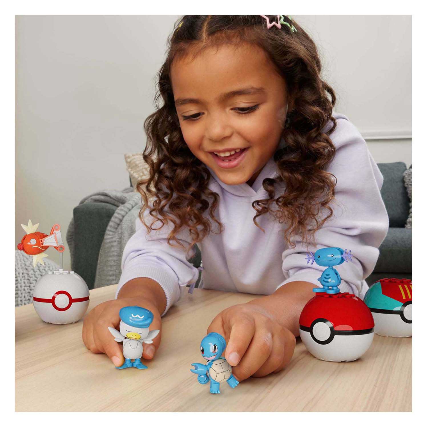 Ensemble de construction Pokémon Mega Bloks Mega Construct - Magikarp, Shellder et Quaxly
