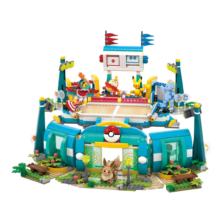 Ensemble de construction Pokémon Mattel Mega Construct - Stade d'entraînement