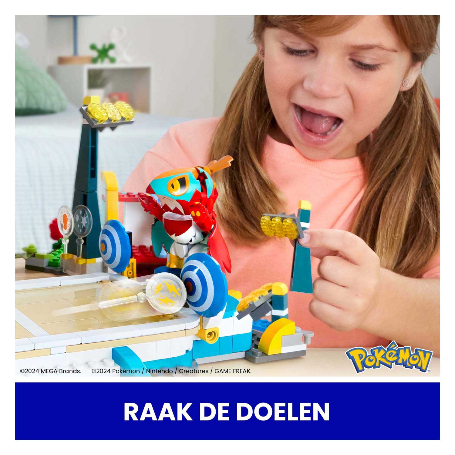 Ensemble de construction Pokémon Mattel Mega Construct - Stade d'entraînement