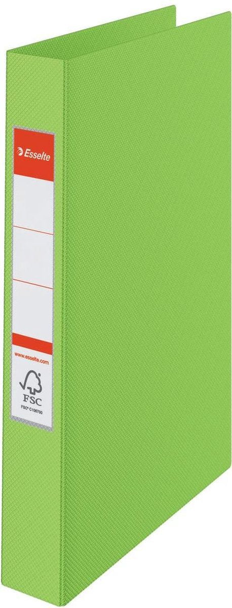 Classeur à 4 anneaux Esselte Viviva pour 190 feuilles A4 - largeur de dos de 42 mm - vert