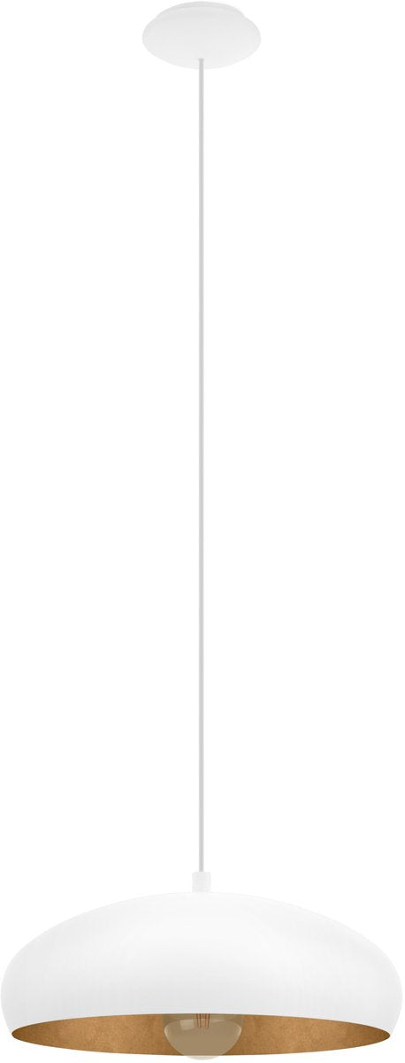 Suspension Eglo mogano 1 - e27 - ø 40 cm - cuivre blanc
