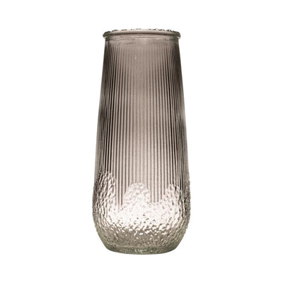 Hakbijl vase namsos en verre transparent ø9xh20cm
