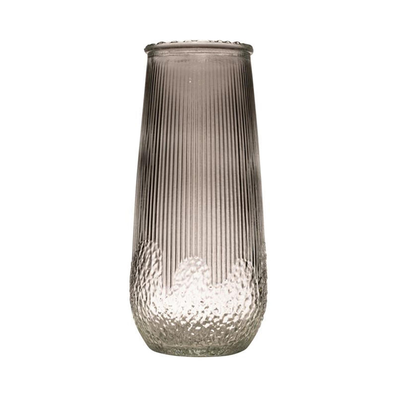 Hakbijl vase namsos en verre transparent ø9xh20cm