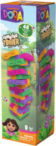 Spin master games - dora - jeu de tour jumbling - jeu d'empilage classique pour 2-4 joueurs - jeux d'action