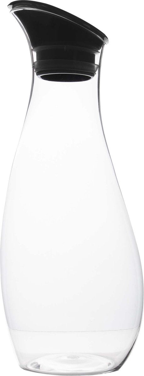 Gimex - carafe - avec couvercle - 1 litre - noir