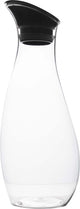 Gimex - carafe - avec couvercle - 1 litre - noir