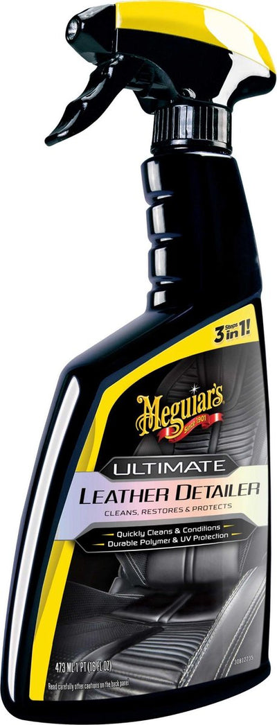 Meguiar's Ultimate Leather Detailer - Traitement du cuir de voiture - Nettoyage du cuir de voiture - 473 ml