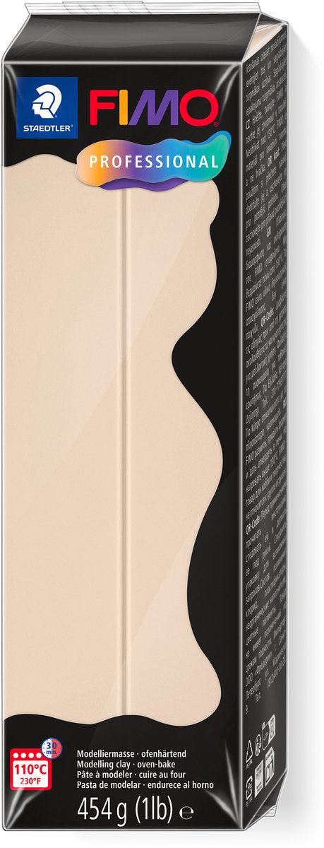 Pâte à modeler Fimo professionnelle 454 g beige