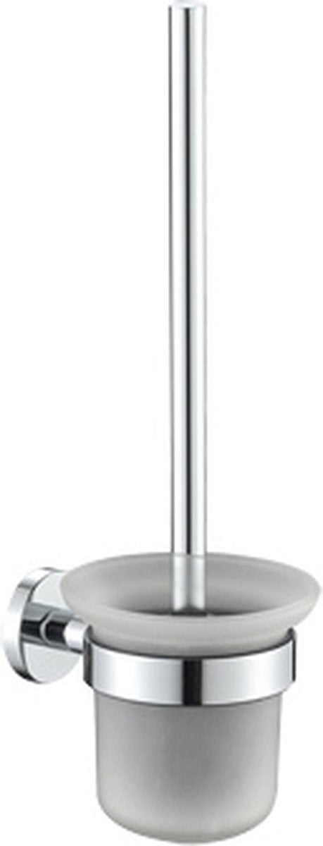 Brosse WC Plieger Vigo – Brosse WC avec support en verre – Support mural – Garantie 10 ans – Chrome