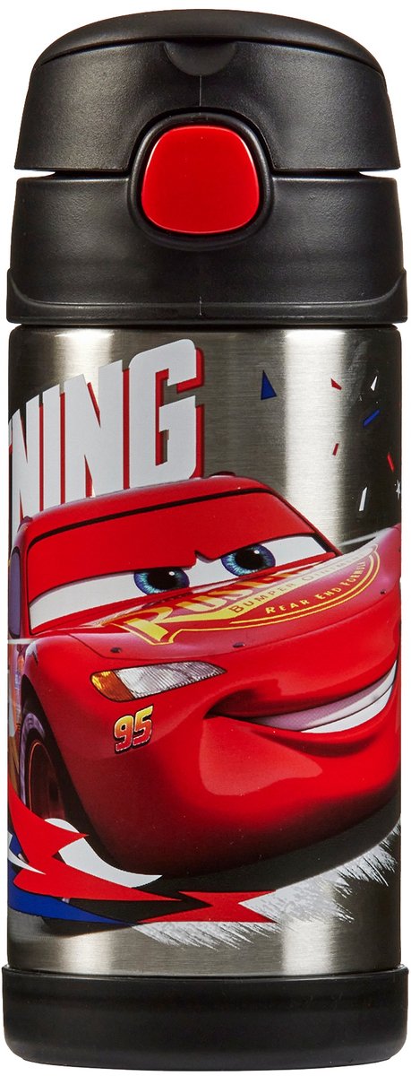 Gourde Cosy Trendy Funtainer Disney Cars - 350ml - noir