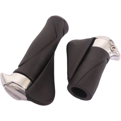 Poignée de vélo avec prise ergonomique, 130mm 87mm, matériau Kraton, noir